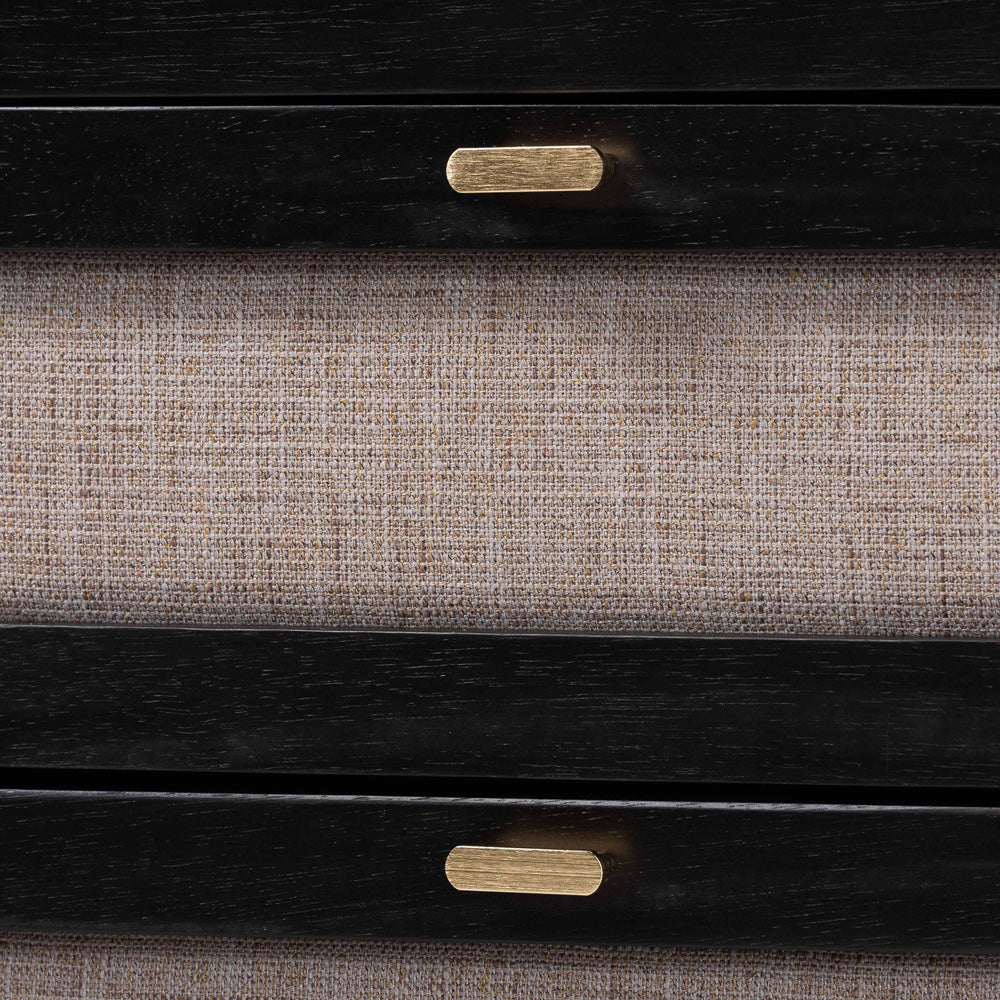 Baxton Studio - Shirin Dresser in Beige/Black - MG9013-Sand Stone-FG2203-2/Black-6DW-Dresser view 5