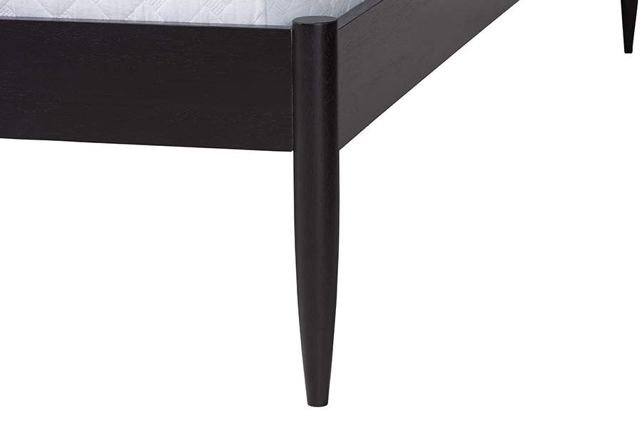Baxton Studio - Shirin Queen Bedroom Set in Beige/Black - Ivana-Sand Stone/Black-Queen-5PC Bedroom Set view 10