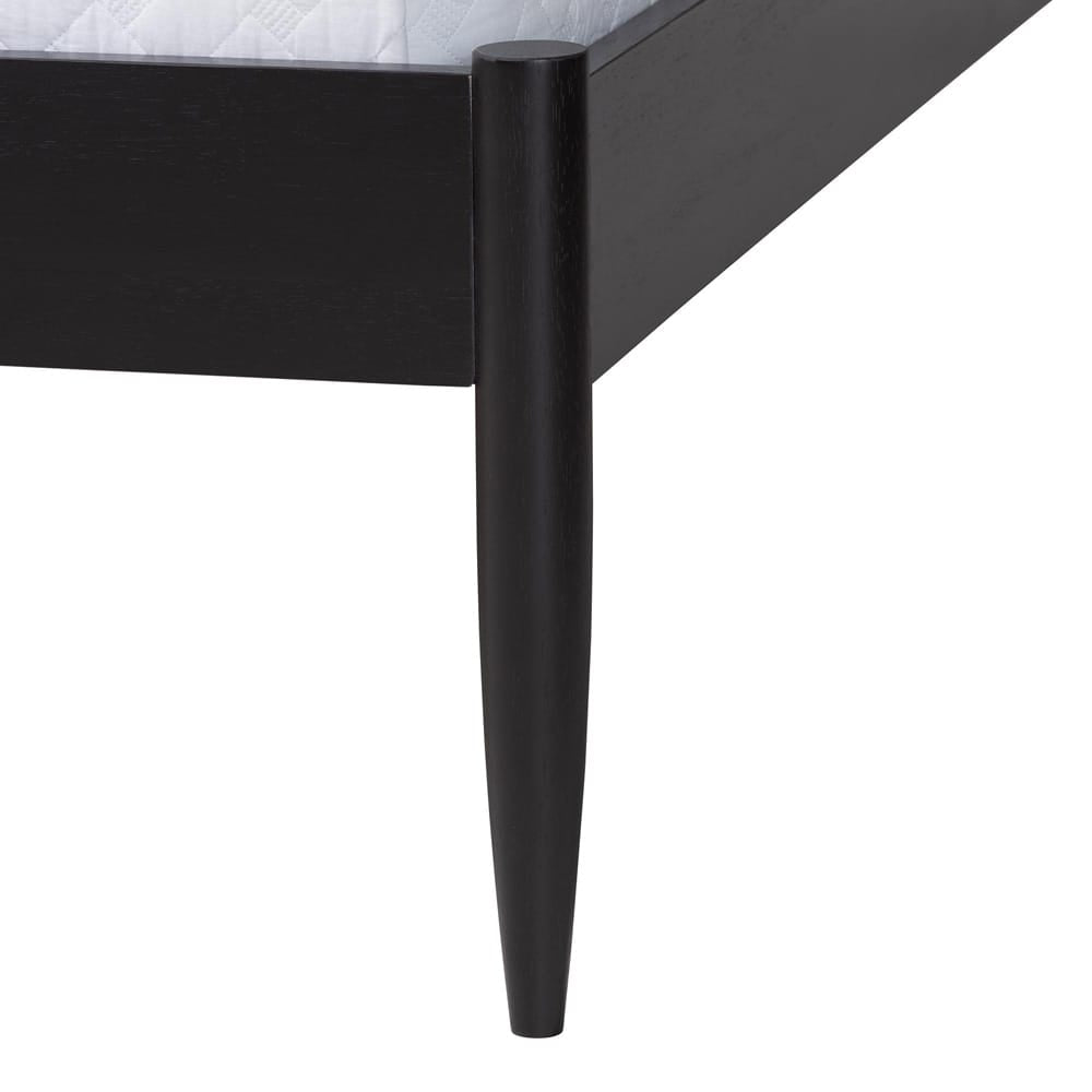 Baxton Studio - Shirin Queen Size Bed in Beige/Black - MG0240-Sand Stone-FG2203-2/Black-Queen view 5