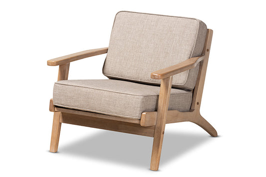 Baxton Studio - Sigrid Chair - Sigrid-Light Grey/Antique Oak-CC view 1