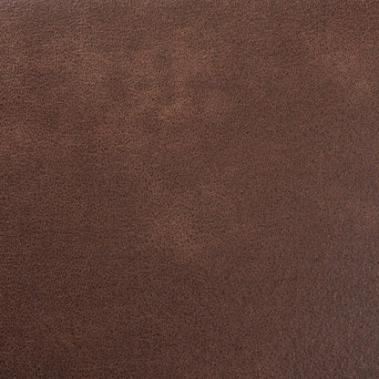 Baxton Studio - Sigrid Ottoman in Dark Brown/Antique Oak - Sigrid-Dark Brown/Antique Oak-Otto view 4