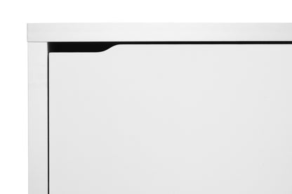 Baxton Studio - Simms Shoe Cabinet in White - FP-3OUSH-WHITE view 3