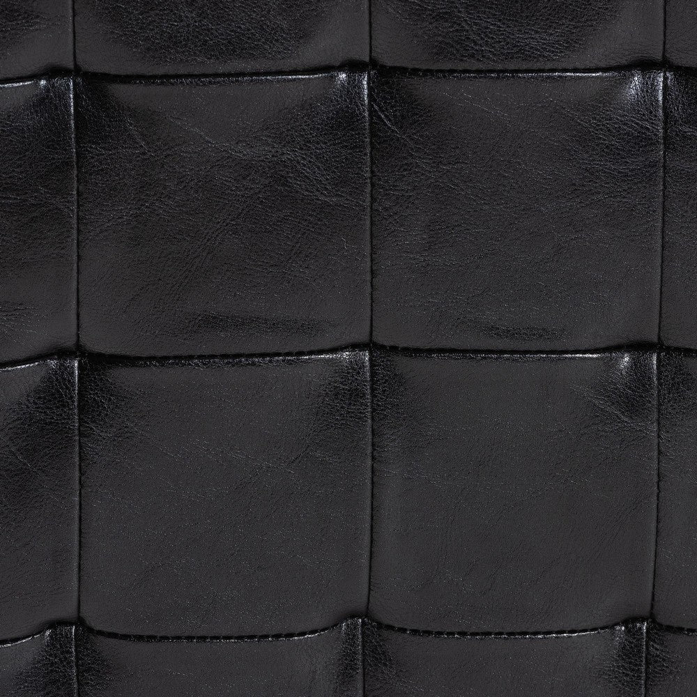 Baxton Studio - Siskal Set of 2 Ottomans in Black - BH-5589-BLACK-OTTO view 3