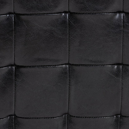 Baxton Studio - Siskal Set of 2 Ottomans in Black - BH-5589-BLACK-OTTO view 3