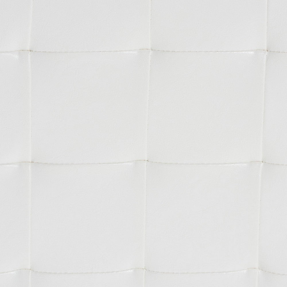 Baxton Studio - Siskal Set of 2 Ottomans in White - BH-5589-WHITE-OTTO view 3
