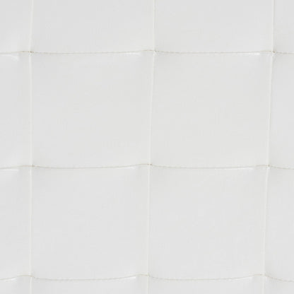 Baxton Studio - Siskal Set of 2 Ottomans in White - BH-5589-WHITE-OTTO view 3