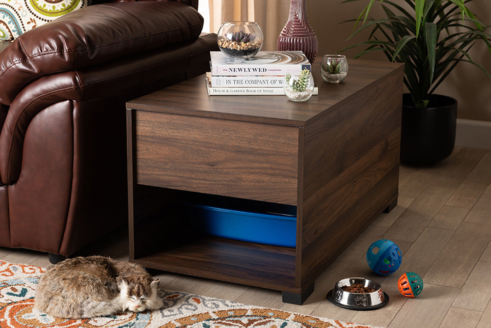 Baxton Studio - Skylar Cat House - SECHC150090WI-Columbia-Cat House view 5
