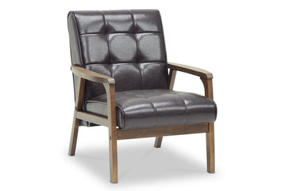 Baxton Studio - Sofa Set in Brown - TOGO 3PC Sofa Set view 4