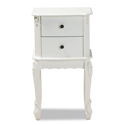 Baxton Studio - Sophia End Table in White - HL7A-A110-2 DW ET view 3