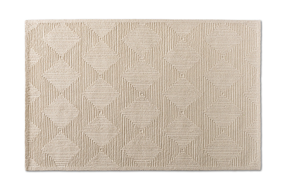 Baxton Studio - Sovanna Rug - Sovanna-Ivory-Rug view 1