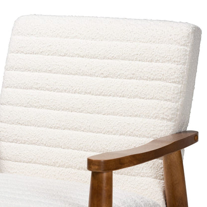 Baxton Studio - Stratton Chair in Cream/Walnut Brown - BBT8013.16-Maya-Cream/Walnut-CC view 5