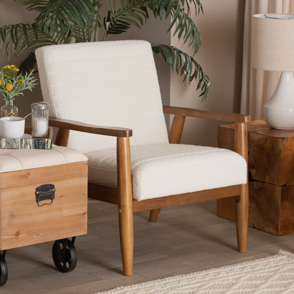 Baxton Studio - Stratton Chair in Cream/Walnut Brown - BBT8013.16-Maya-Cream/Walnut-CC view 8