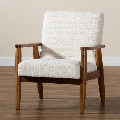 Baxton Studio - Stratton Chair in Cream/Walnut Brown - BBT8013.16-Maya-Cream/Walnut-CC view 9