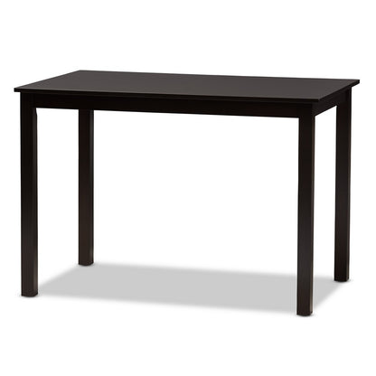 Baxton Studio - Sylvia Dining Set in Grey/Dark Brown - RH146C-Dark Brown/Grey Dining Set view 3