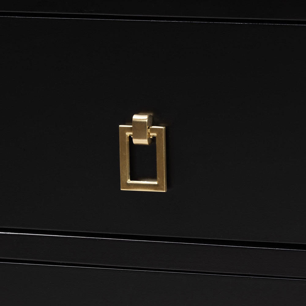Baxton Studio - Tamra Chest in Black - SW8000-90CH6D-Black-Chest view 5