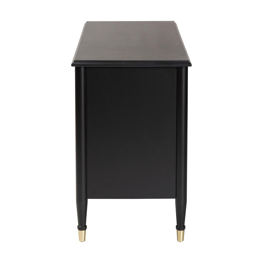 Baxton Studio - Tamra Dresser in Black - SW8000-90D6D-Black-Dresser view 4