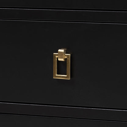 Baxton Studio - Tamra Dresser in Black - SW8000-90D6D-Black-Dresser view 5