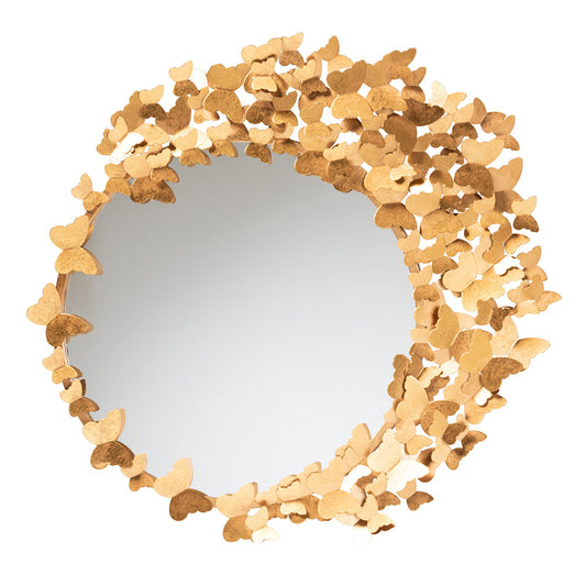 Baxton Studio - Tauriel Mirror in Antique goldleaf - RXW-10049 view 1