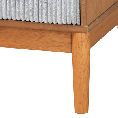Baxton Studio - Taylin Chest in Grey/Oak Brown - MG9012-Grey-HC1315-16/NT-Oak-4DW-Chest view 6