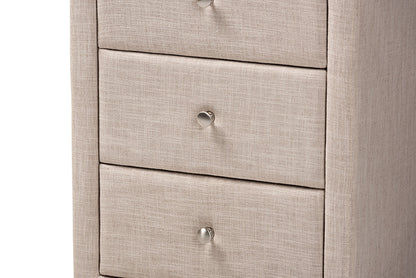 Baxton Studio - Tessa Nightstand - BBT3138-Beige-NS view 6