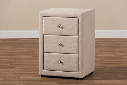 Baxton Studio - Tessa Nightstand - BBT3138-Beige-NS view 8