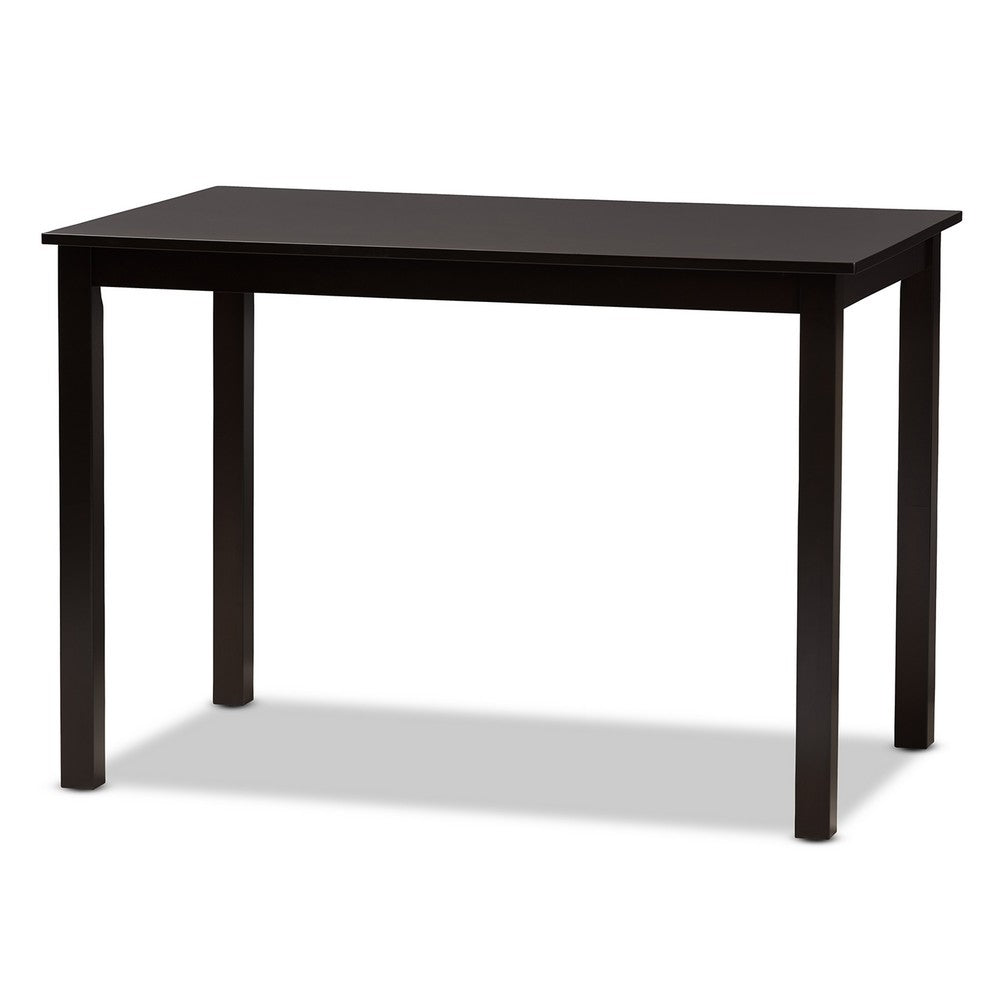 Baxton Studio - Thea Dining Set in Dark Brown - RH131C-Dark Brown Dining Set view 3
