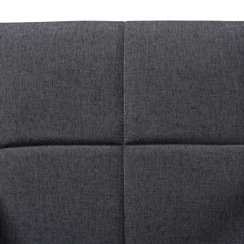 Baxton Studio - Theresa Chair in Dark Grey/Walnut Brown - BBT5390-Dark Grey/Walnut-CC view 4