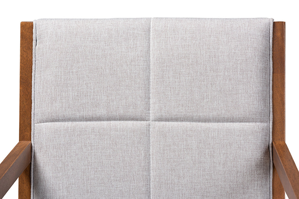 Baxton Studio - Theresa Chair Set of 2 - BBT5390-Greyish Beige/Walnut-CC view 4