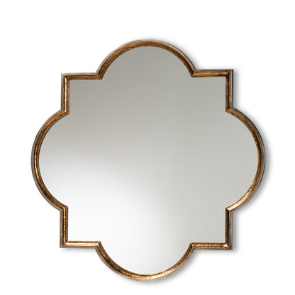 Baxton Studio - Tiana Mirror in Bronze/Gold - RXW-10101 view 1