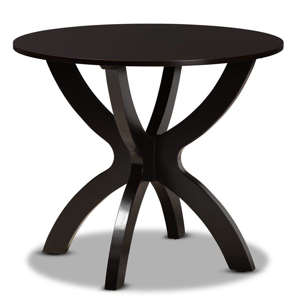 Baxton Studio - Tilde Dining Table in Dark Brown - RH7232T-Dark Brown-35-IN-DT view 1