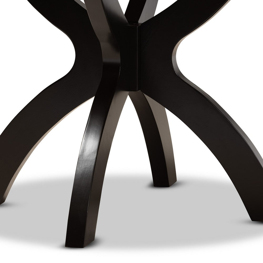 Baxton Studio - Tilde Dining Table in Dark Brown - RH7232T-Dark Brown-35-IN-DT view 4