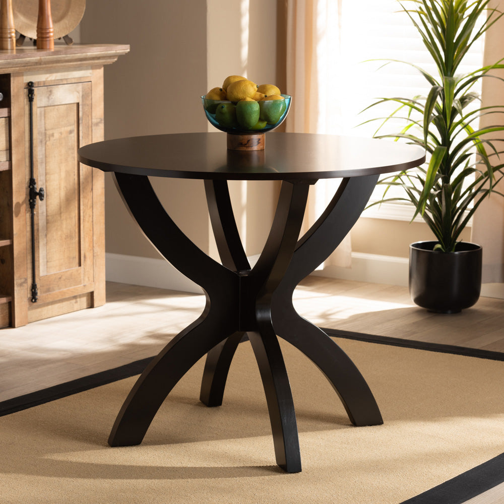 Baxton Studio - Tilde Dining Table in Dark Brown - RH7232T-Dark Brown-35-IN-DT view 5
