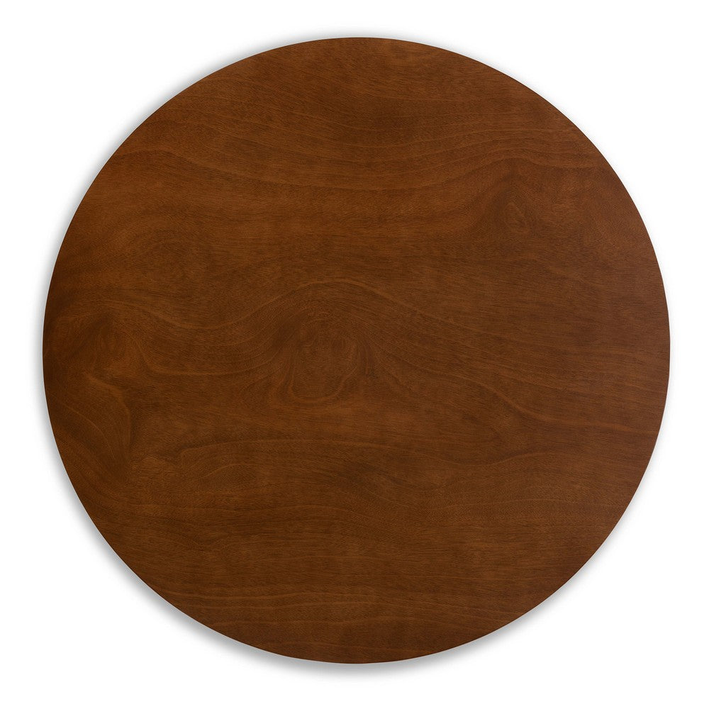 Baxton Studio - Timothy Dining Set in Light Beige/Walnut Brown - Danica/Hexa-Latte/Walnut-5PC Dining Set view 4