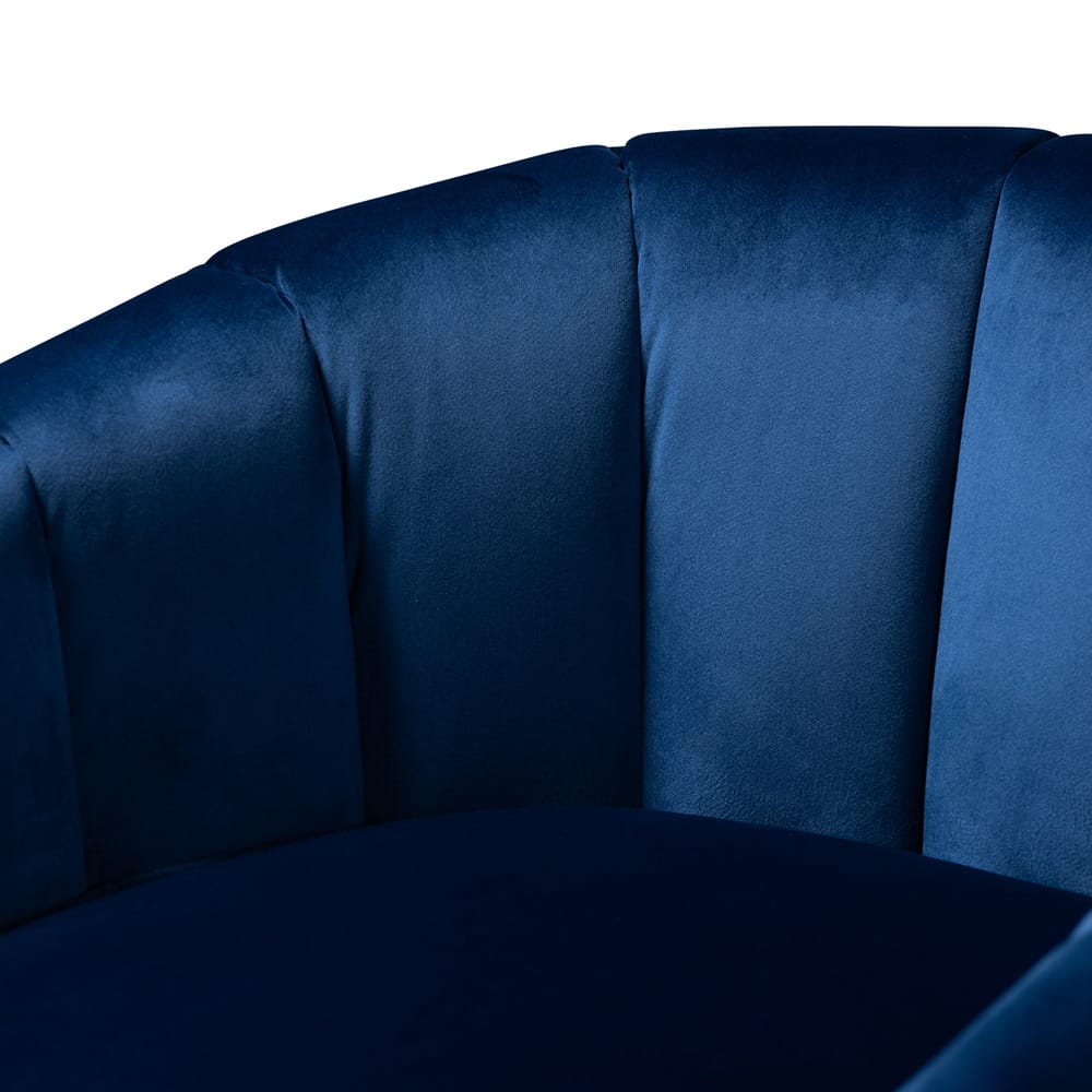 Baxton Studio - Tomasso Chair in Dark Royal Blue/Gold - TSF7707-Dark Royal Blue/Gold-CC view 5
