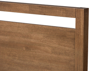 Baxton Studio - ToriNo King Size Bed - SW8068-Walnut-M17-King view 4