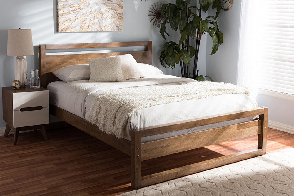 Baxton Studio - ToriNo King Size Bed - SW8068-Walnut-M17-King view 5