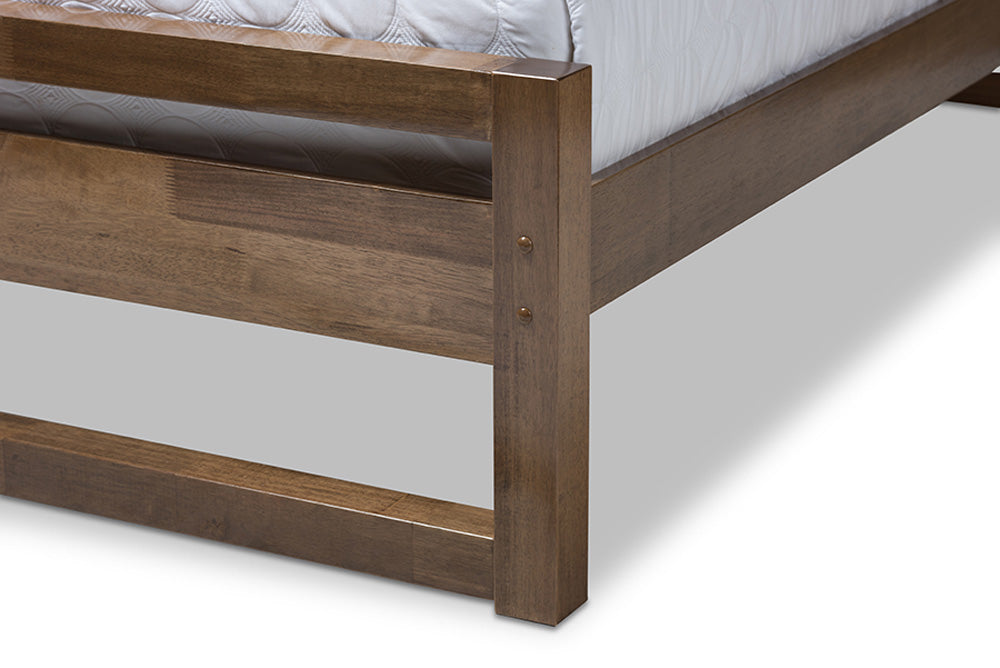 Baxton Studio - ToriNo King Size Bed - SW8068-Walnut-M17-King view 6