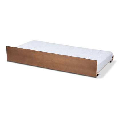 Baxton Studio - Toveli Trundle in Ash walnut - MG-0015-Ash Walnut-Trundle view 1
