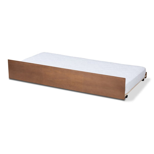 Baxton Studio - Toveli Trundle in Ash walnut - MG-0015-Ash Walnut-Trundle view 1