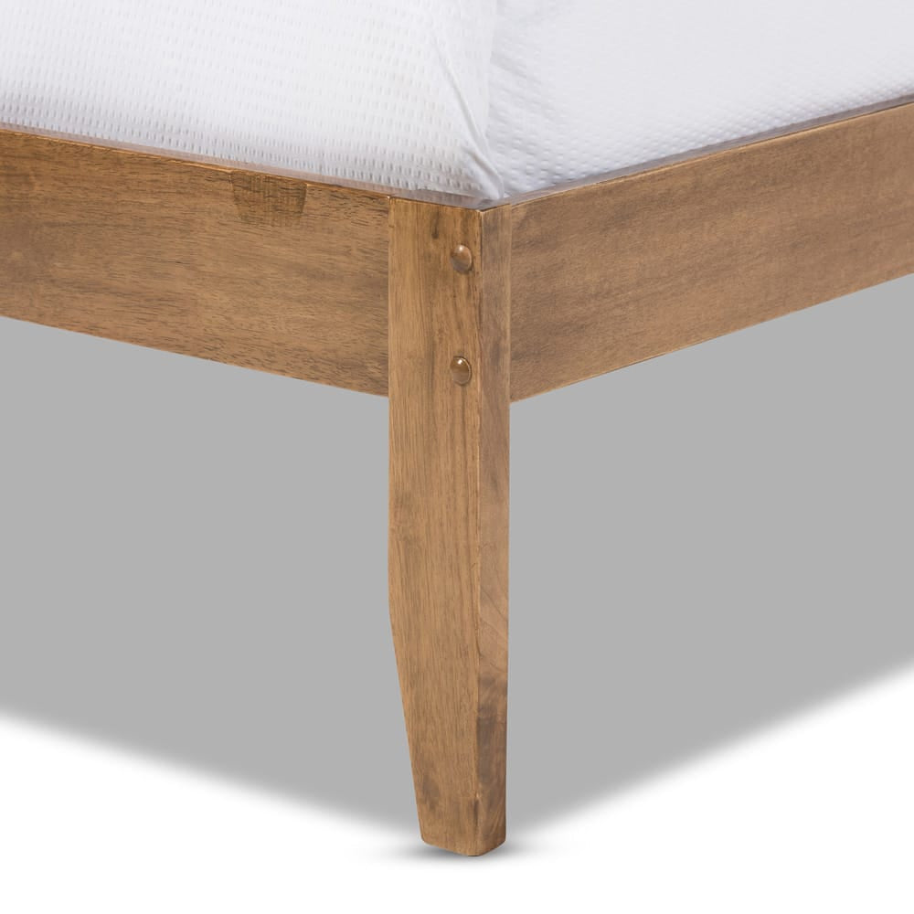 Baxton Studio - Trina King Size Bed in "Walnut" Brown - SW8019-Walnut-M17-King view 4