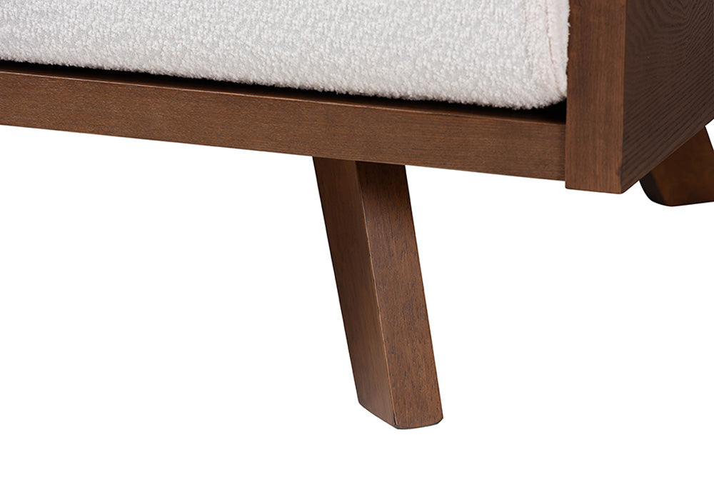 Baxton Studio - Uriel Sofa - Uriel-3S-Vanilla/Walnut-SF view 8