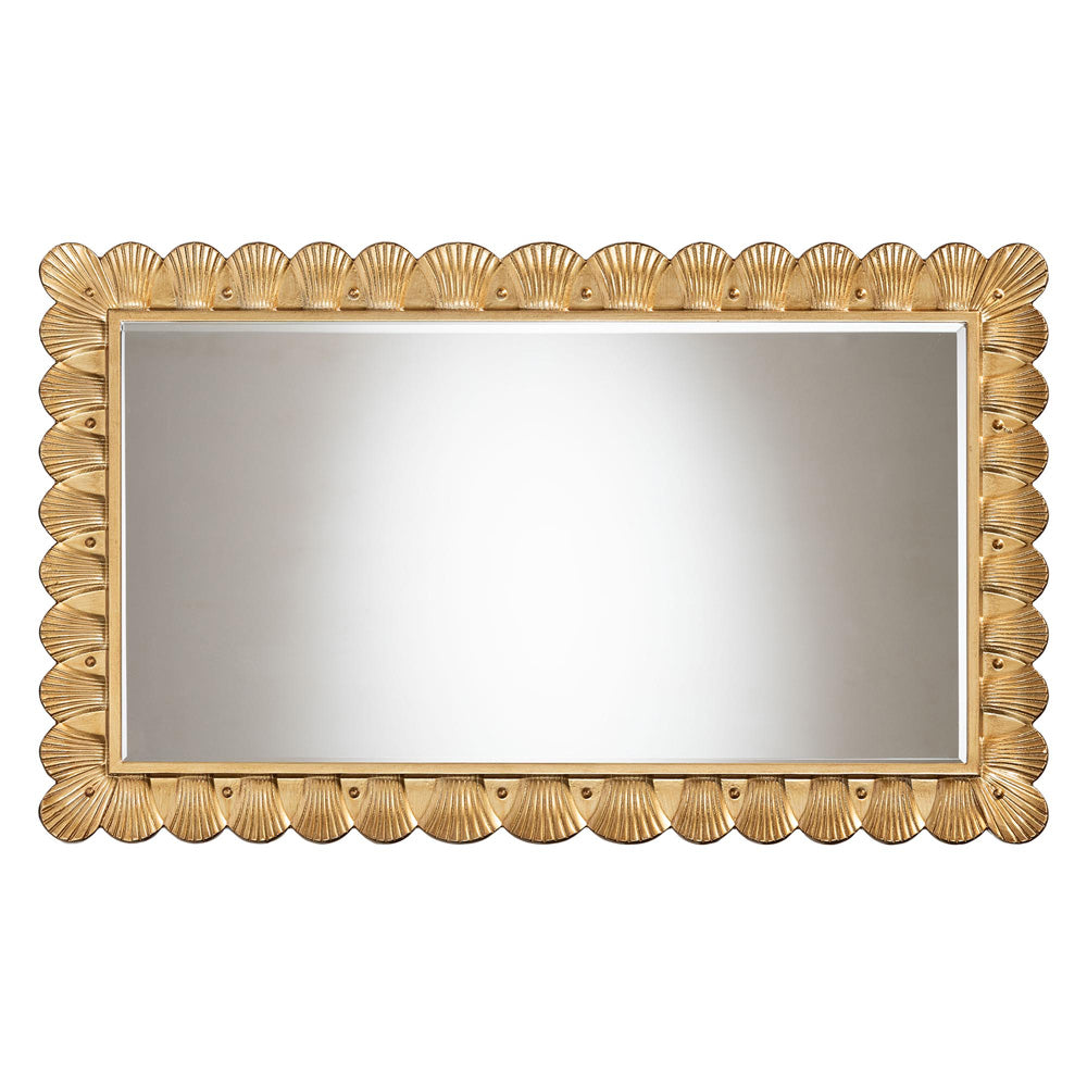 Baxton Studio - Vadim Mirror in Antique Gold - RXW-10950-Wall Mirror view 2