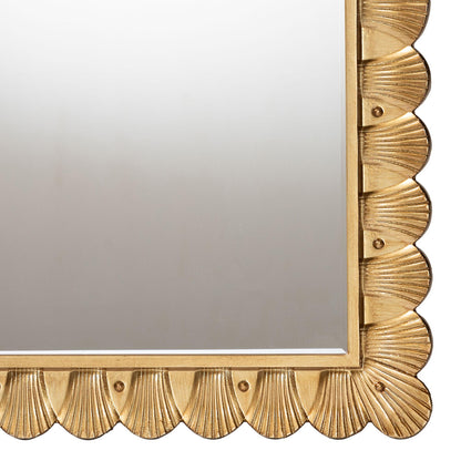 Baxton Studio - Vadim Mirror in Antique Gold - RXW-10950-Wall Mirror view 3
