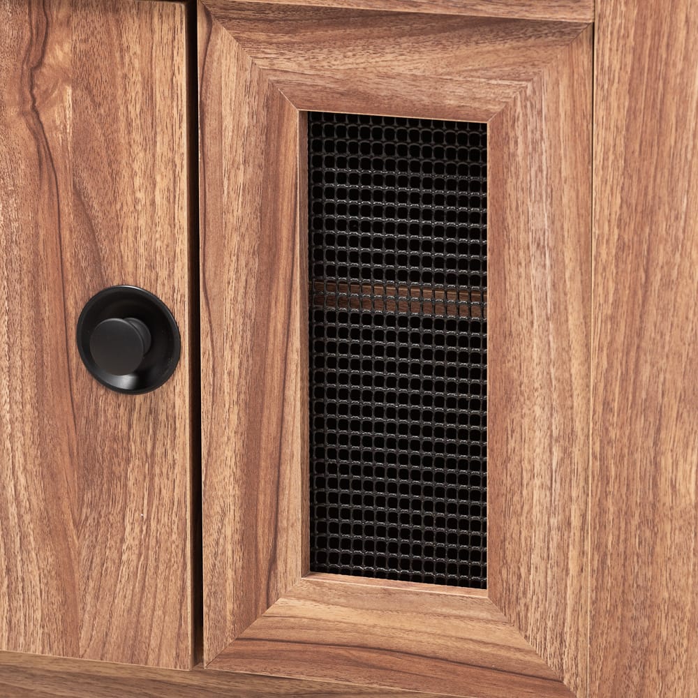Baxton Studio - Valina Shoe Cabinet in Dark Brown/Oak - FP-1805-5007 view 6