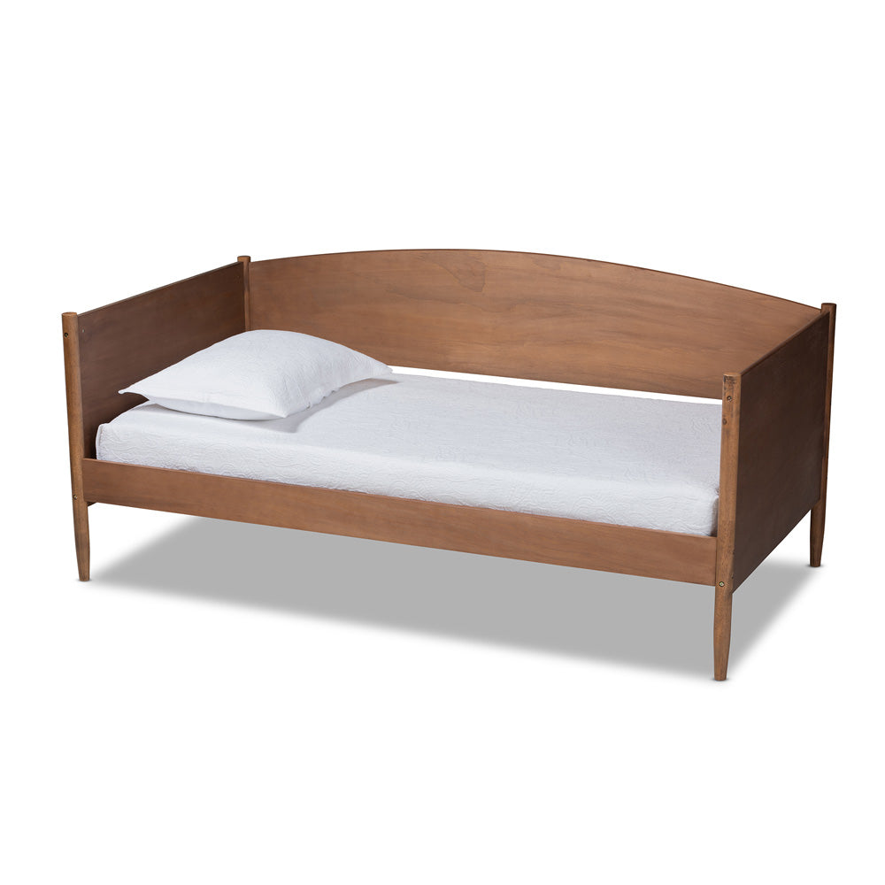 Baxton Studio - Veles Daybed in Ash walnut - MG0016-Ash Walnut-Daybed view 1