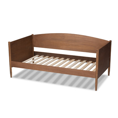 Baxton Studio - Veles Daybed in Ash walnut - MG0016-Ash Walnut-Daybed view 3