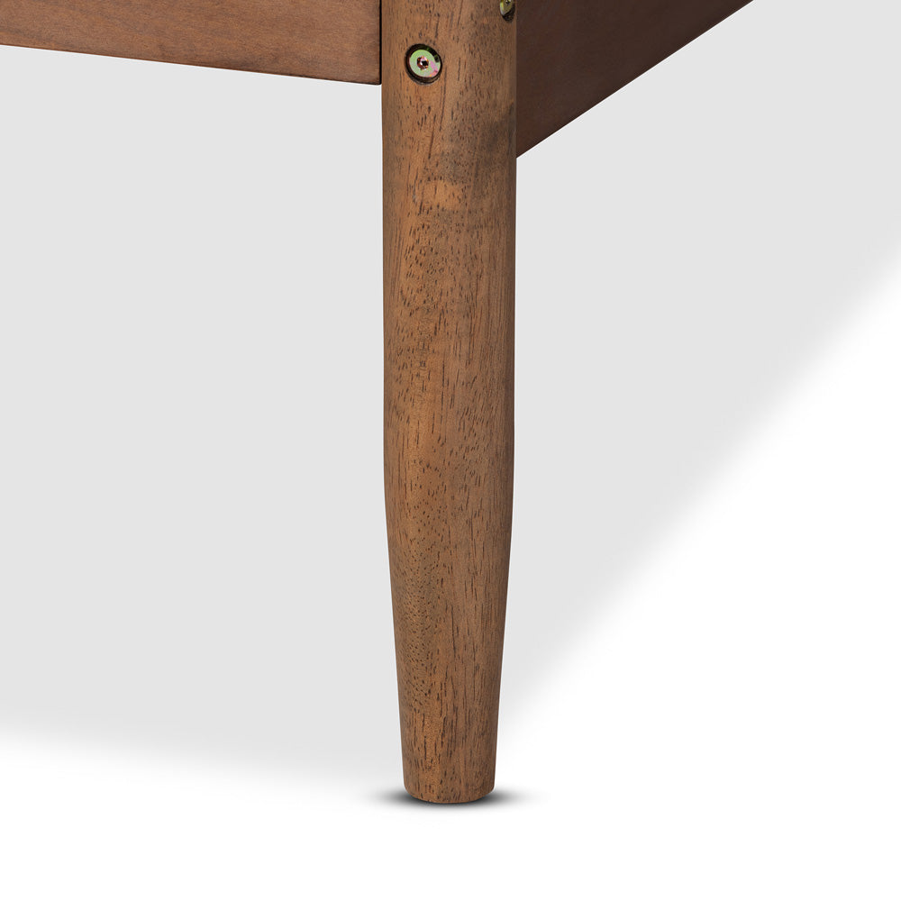 Baxton Studio - Veles Daybed in Ash walnut - MG0016-Ash Walnut-Daybed view 5