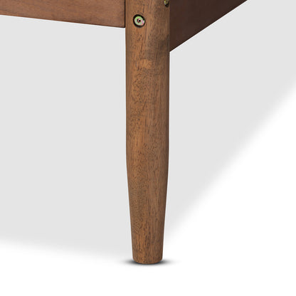 Baxton Studio - Veles Daybed in Ash walnut - MG0016-Ash Walnut-Daybed view 5