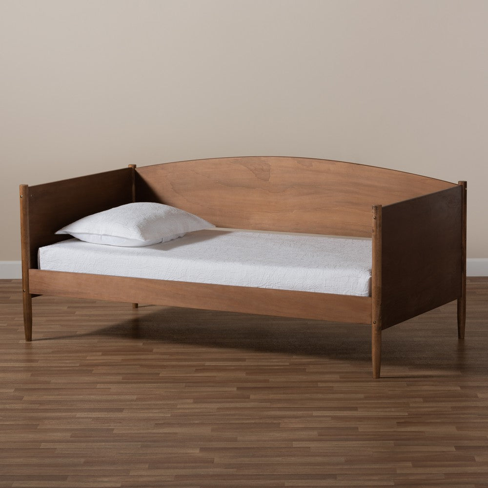 Baxton Studio - Veles Daybed in Ash walnut - MG0016-Ash Walnut-Daybed view 7