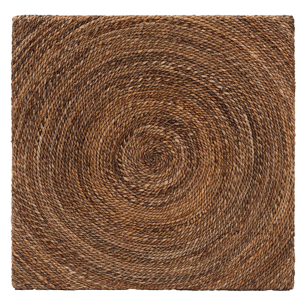 Baxton Studio - Verino Coffee Table in Natural Seagrass/Espresso Brown - Verino-Seagrass-CT view 3